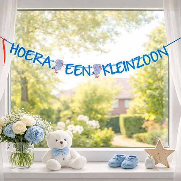 Geboorteslinger hoera een kleinzoon pk12 1 Geboorteslinger hoera een kleinzoon pk12