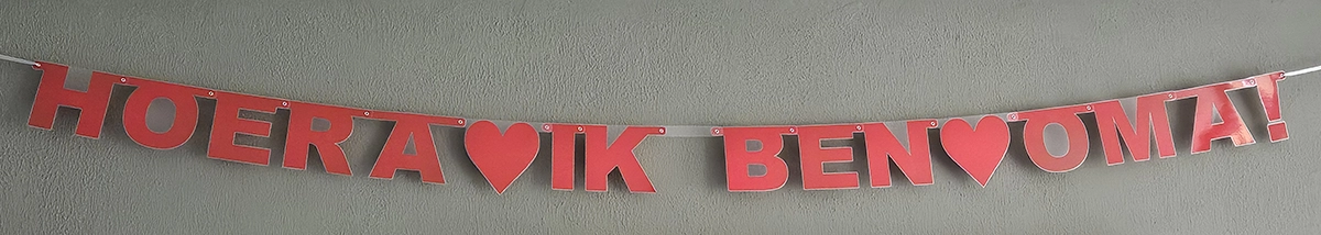 Geboorteslinger Hoera ik ben Oma 2 Geboorteslinger Hoera ik ben Oma