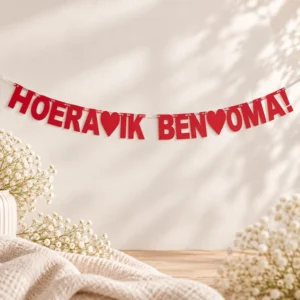 Geboorteslinger Hoera ik ben Oma